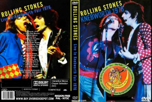 The Rolling Stones Live In Knebworth Fair U.K. 1976 DVD