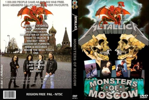 Metallica Live At Monsters Of Rock, Moscow Russia 1991 DVD