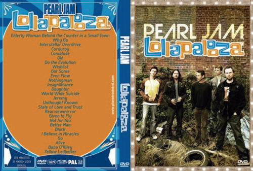 Pearl Jam Live At Lollapalooza Festival Brasil 2018 DVD