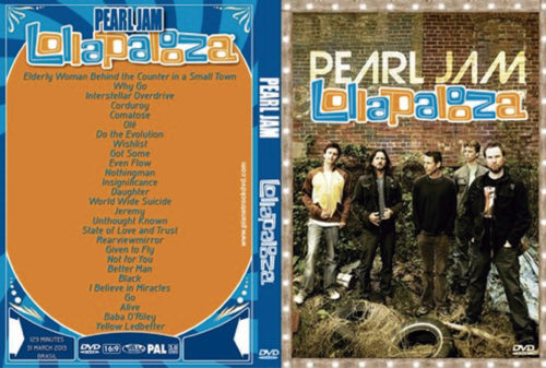 Pearl Jam Live At Lollapalooza Festival Brasil 2018 DVD