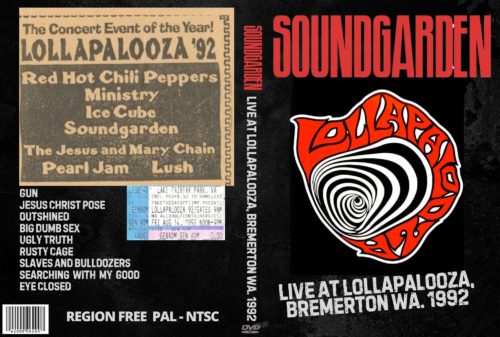 Soundgarden Live At Lollapalooza, Bremerton WA. 1992 DVD