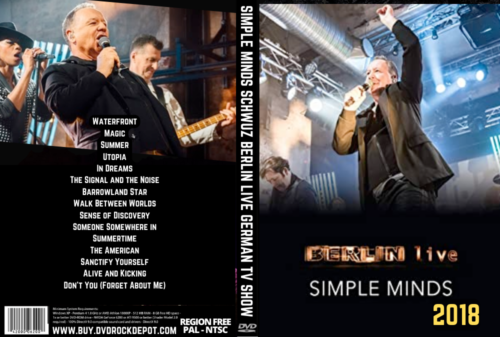Simple Minds Schwuz Berlin Live German TV Show 2018 DVD