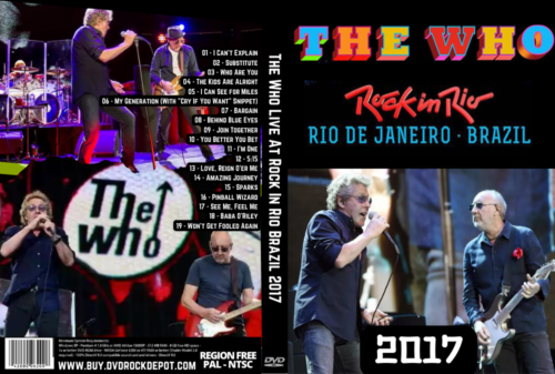 The Who Live At Rock In Rio Brazil 2017 DVD