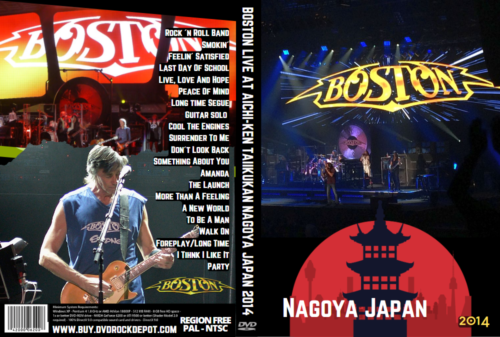 BOSTON Live At Aichi-Ken Taiikukan Nagoya Japan 10-04-2014 DVD