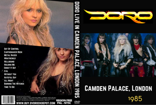 DORO Live in Camden Palace, London 1985 DVD
