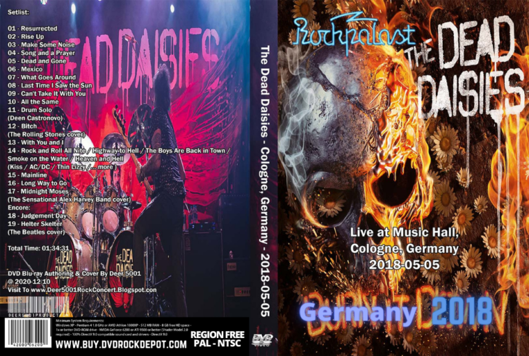 The Dead Daisies Live At Rockpalast, Koln, Germany 2018 DVD