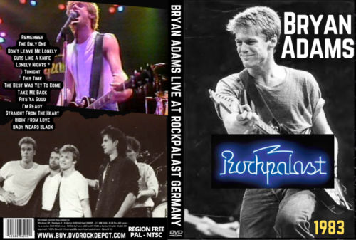 Bryan Adams Live At Rockpalast Germany 1983 DVD