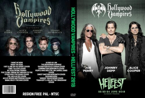 Hollywood Vampires Live At Hellfest, Clisson France 2018 DVD