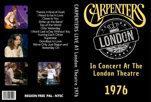Carpenters In Concert At The London Theatre 1976 DVD