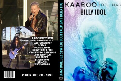 BILLY IDOL Live At KAABOO Del Mar Festival 2018 DVD