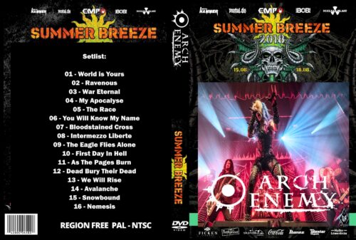Arch Enemy Live At Summer Breeze Festival 2018 DVD | DVD Rock Depot