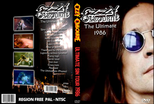 OZZY OSBOURNE Ultimate Sin Tour 1986 DVD