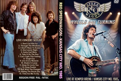 REO SPEEDWAGON Wheels Are Turning Live At Kemper Arena Kansas City MO. 1985 DVD