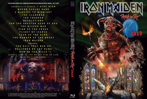 Iron Maiden Live In Rock In Rio Brazil 2019 DVD