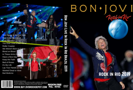 Bon Jovi Live In Rock In Rio Brazil 2019 DVD