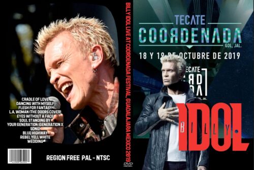 Billy Idol Live At Coordenada Festival, Guadalajara Mexico 2019 DVD