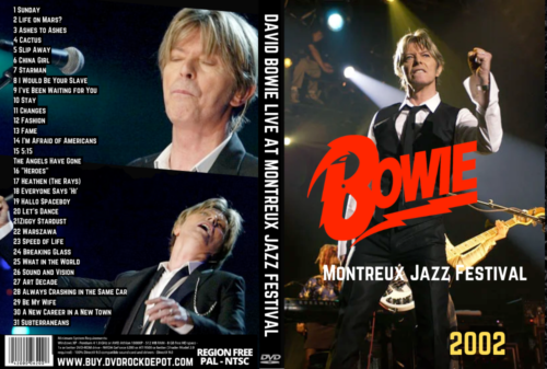 David Bowie Live At Montreux Jazz Festival Switzerland 2002 DVD