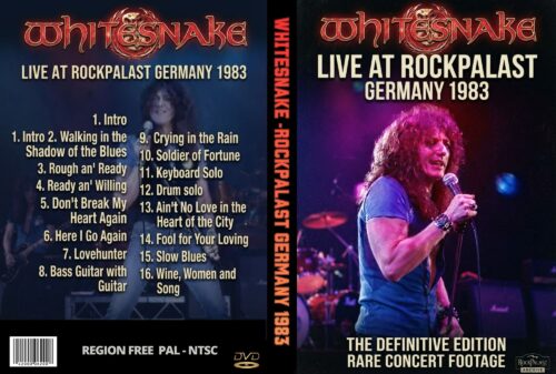 Whitesnake  Live  At Rockpalast Germany 1983 DVD