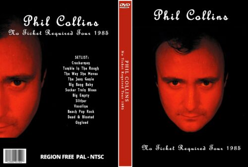 PHIL COLLINS No Jacket Required Live in Dallas Tx. 1985 DVD