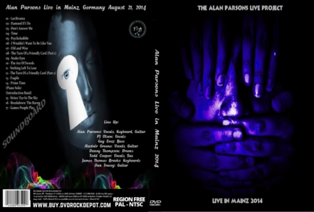 Alan Parsons Proyect Live At SWR1 German TV 2014 DVD
