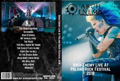 Arch Enemy Live At Poland Rock Festival 2018 DVD