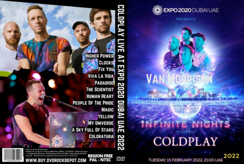 Coldplay Live At Expo 2020 Dubai UAE 02-15-2022 DVD