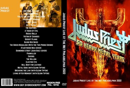 Judas Priest Live At The Met Philadelphia PA. 2022 DVD
