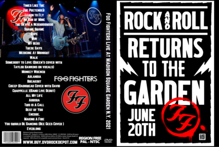 Foo Fighters Live At Madison Square Garden N.Y. 2021 DVD