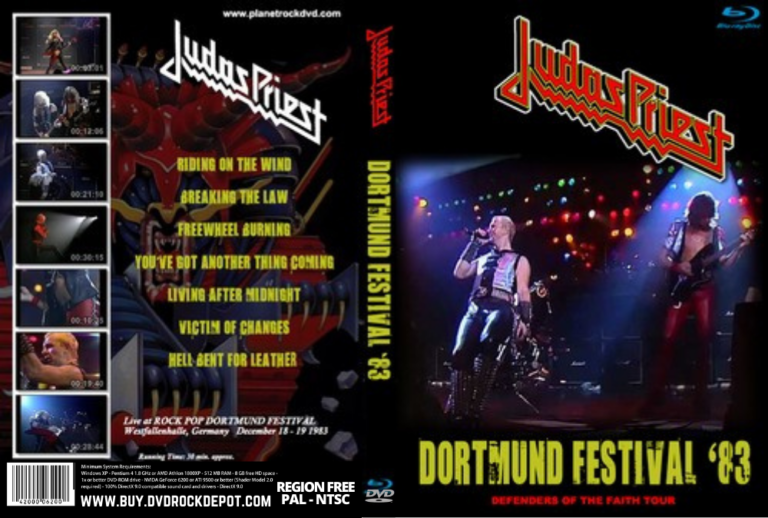 Judas Priest Live At Rock Pop Festival Dortmund Germany 1983 DVD