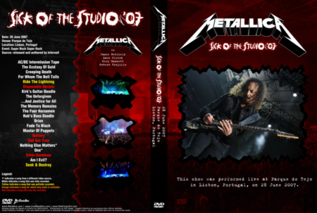 Metallica Live In Lisbon Portugal 2007 DVD