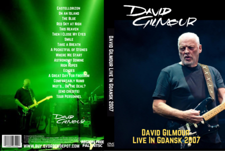 David  Gilmour Live In Gdansk Poland 2007 DVD