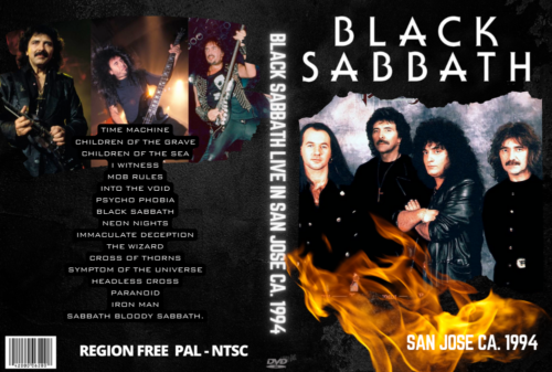 Black Sabbath Live in San Jose Ca. 1994 DVD