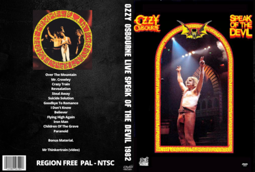 OZZY OSBOURNE Live Speak Of The Devil 1982 DVD