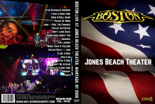 BOSTON Live At Jones Beach Theater Wantagh NY 08/12/2008 DVD