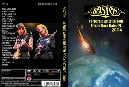 BOSTON Mizner Amphitheater Boca Raton FL 08/25/2004 DVD
