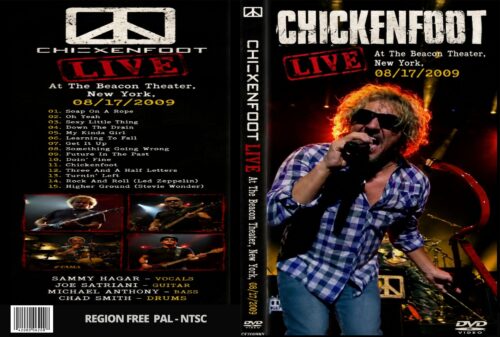 Chickenfoot LIVE At The Beacon Theater, New York, 08/17/2009 DVD