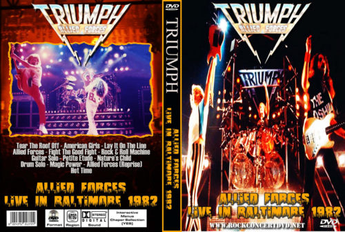 Triumph -Allied Forces-Live in Baltimore 1982 DVD