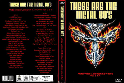 These Are The Metal 80´s Vol. 3 & 4 (2 DVD Set)