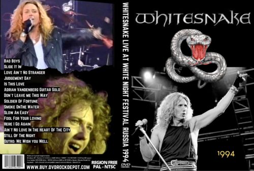 Whitesnake Live At White Night Festival St. Petersburg Russia 1994 DVD