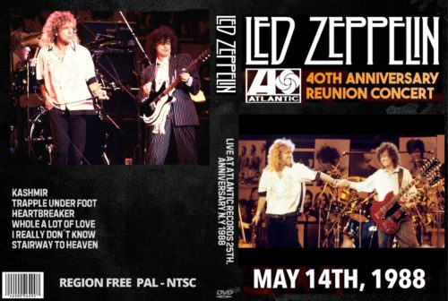 Led Zeppelin Live At Atlantic Records 25th. Anniversary N.Y 1988 DVD