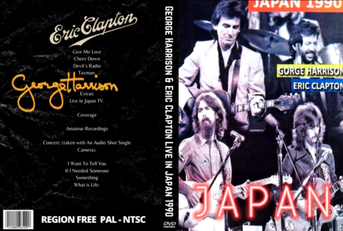George Harrison & Eric Clapton Live in Japan 1990 + Extras DVD