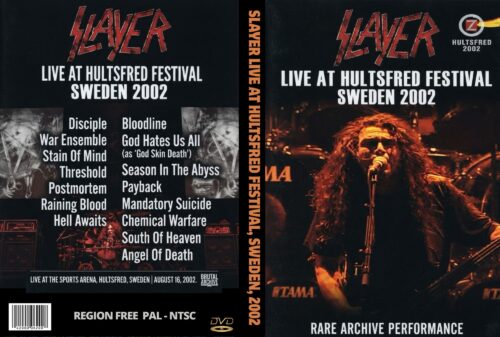 Slayer Live At Hultsfred Festival, Sweden, 2002 DVD