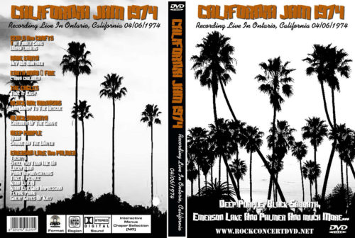 CALIFORNIA JAM 1974 Ontario, Ca. DVD