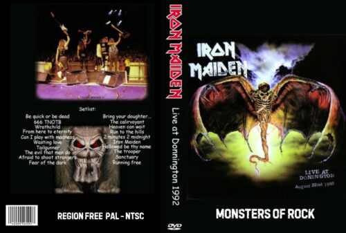 Iron Maiden Monsters Of Rock Donington, UK 1992 DVD