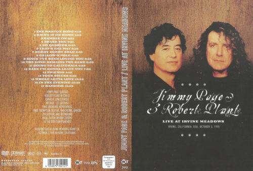 Jimmy Page & Robert Plant Live At Irving Meadows,Irvine C.A 1995 DVD