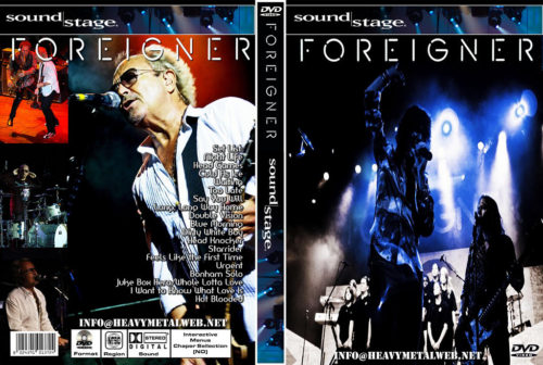 FOREIGNER PBS Chicago Soundstage 2009 (2 DVDs)
