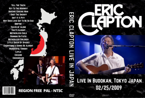 Eric Clapton Live In Budokan, Tokyo Japan 02/25/2009 DVD