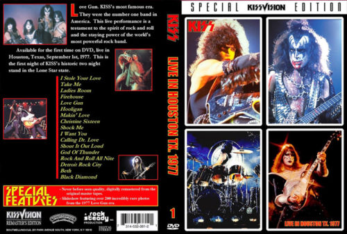 KISS  Live At Summit, Houston Tx. 09/02/1977 DVD
