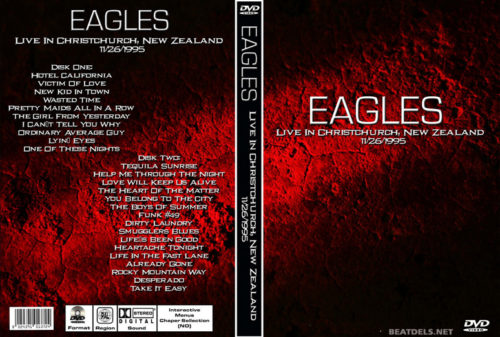 EAGLES Live In Christchurch, New Zealand 11/26/1995 DVD