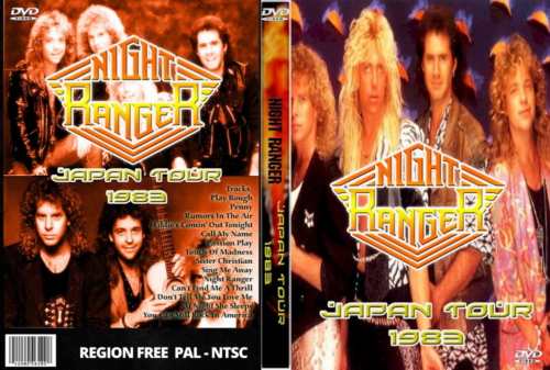 Night Ranger Japan Tour 1983 + Videos DVD